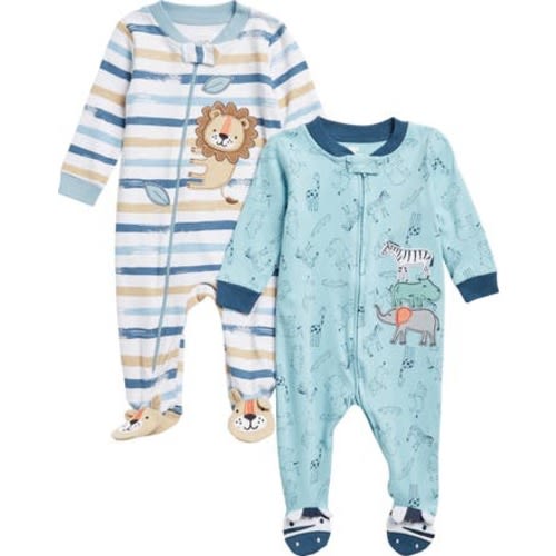 KOALA BABY Pack of 2 Sleep & Play Footie Romper | Nordstromrack