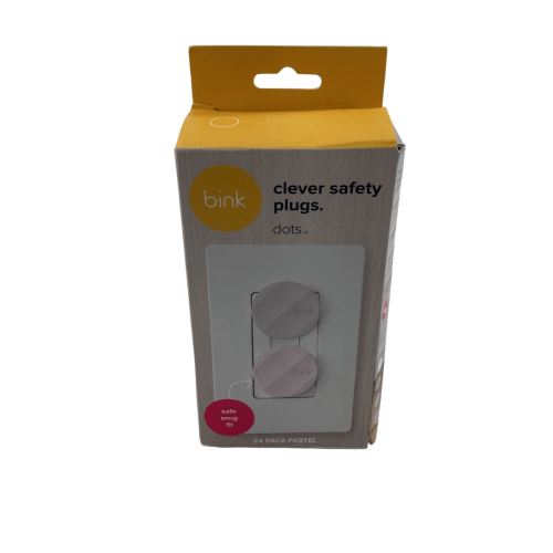 Bink Dots Safety Plugs 24 Pack, Pastel
