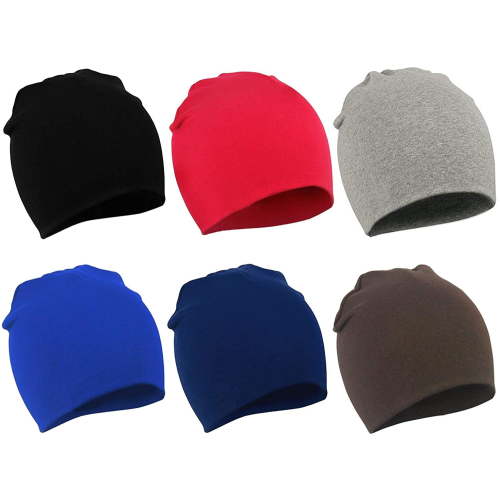 Zando Winter Cotton Warm Hat Unisex Baby Beanie Hat Infant Baby Soft Cute Knit Cap 6 Pack 8S