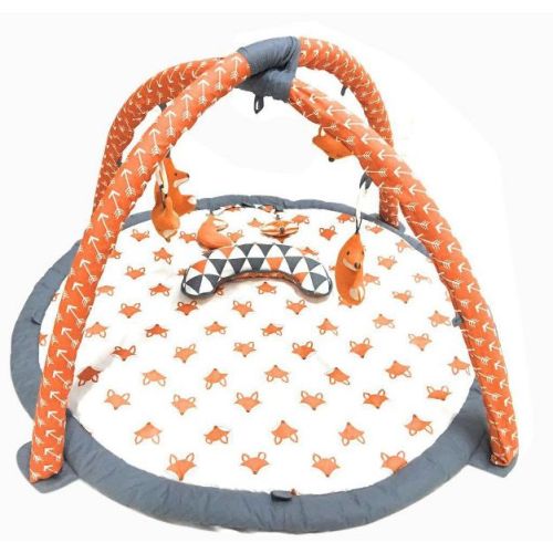 Bacati - Baby Activity Gyms & Playmats (Playful Fox Orange/Grey)