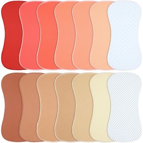 Muslin Burp Cloths 19" x 9", Baby Burping Clothes, Large Extra Soft Absorbent for Unisex Newborn Boys and Girls, 14-Pack