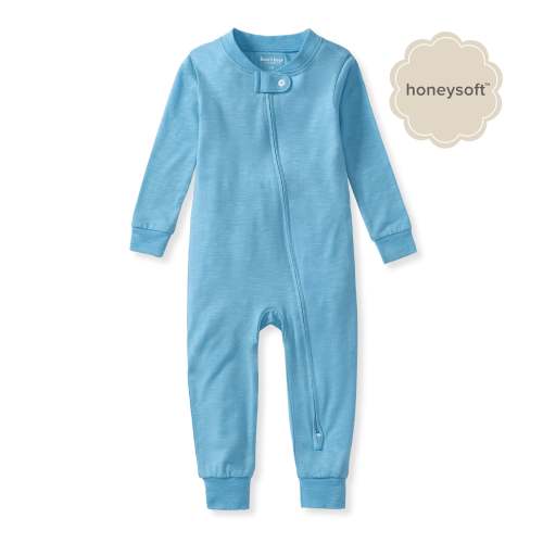 Honeysoft™ Lyocell Footless Baby Sleeper - Blue Sea Ocean – Burt's Bees Baby