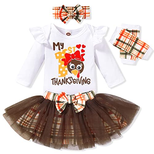 Aalizzwell Newborn Infant Baby Girls Holiday Skirt Outfit