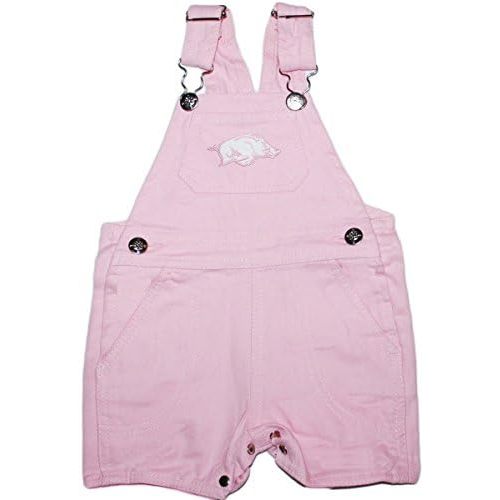 Creative Knitwear University of Arkansas Razorbacks Short Leg Overalls