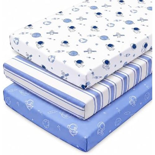 3 Pack Space Print Baby Changing Pad Covers for Baby