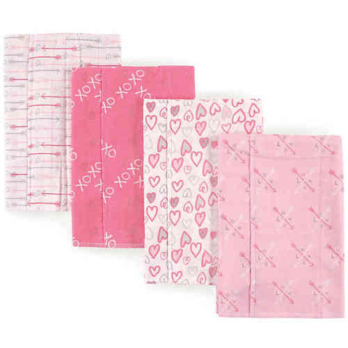 Luvable Friends® 4-Pack Love Burp Cloths