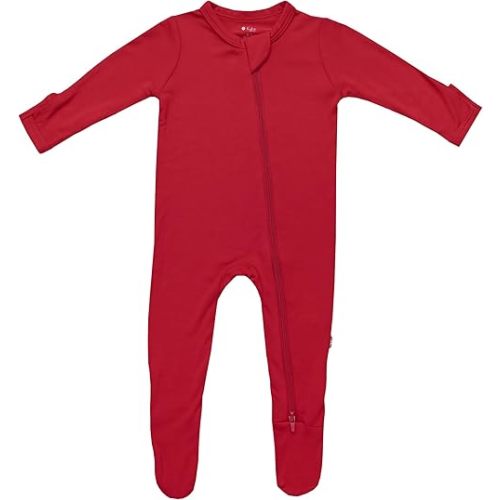 KYTE BABY Unisex Zipper Closure Footies, Rayon Made From Bamboo, 0-24 Months