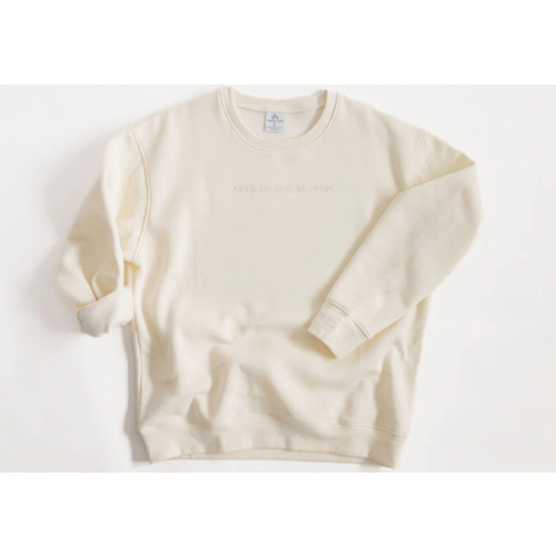 Comfort Faith crewneck sweatshirt - Anxious for nothing - embroidery – YAH KINGDOM WEAR