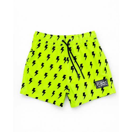 Hybrid Swim Trunks in Neon Electric Lime x Jagger