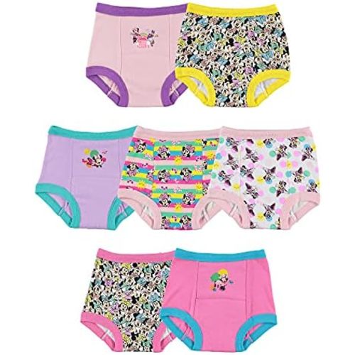 Disney Girls Minnie Mouse Potty Training Pants and Starter Kit with Stickers & Tracking Chart in Sizes 18m, 2t, 3t, 4t