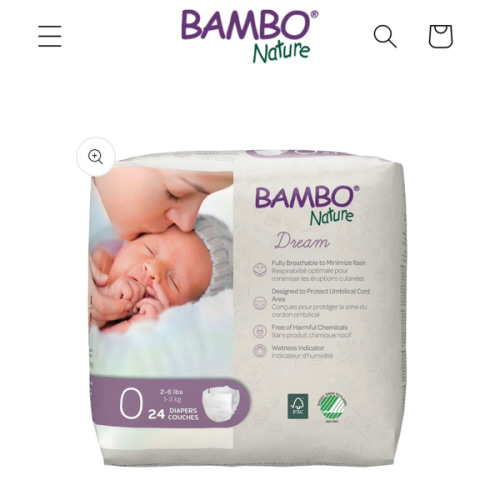 Bambo Nature Preemie Diapers