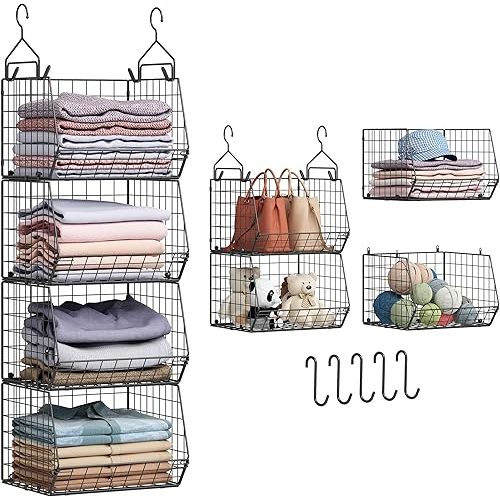 4 Tier Closet Hanging Organizer