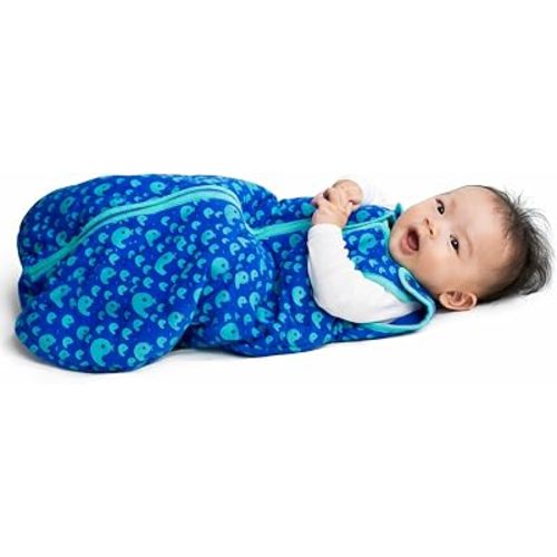 baby deedee Sleep Nest Tee - Cotton Sleep Sack 2.5 TOG 0-6M Whales