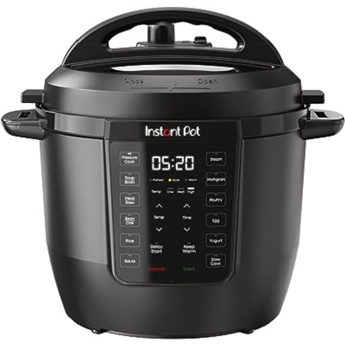 Instant Pot 6QT RIO, 7-in-1 Electric Multi-Cooker, Pressure Cooker, Slow Cook, Rice, Steamer, Sauté, Yogurt & Warmer, Black, 6 Quarts