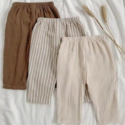 9-12M Loomiva Baby Boy Baby Girls Decorative Ribbon Elastic Waist Long Pants 3 Pieces Set, Versatile And Comfortable, Suitable For Outings, Street Style, Parties | SHEIN USA