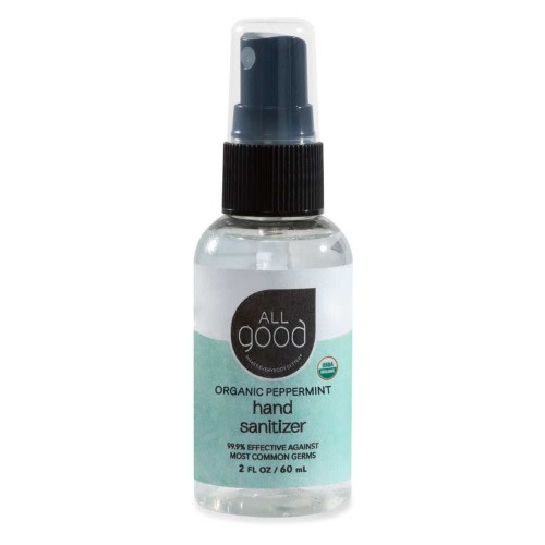 All Good Organic Peppermint Hand Sanitizer Spray - 3 Pack