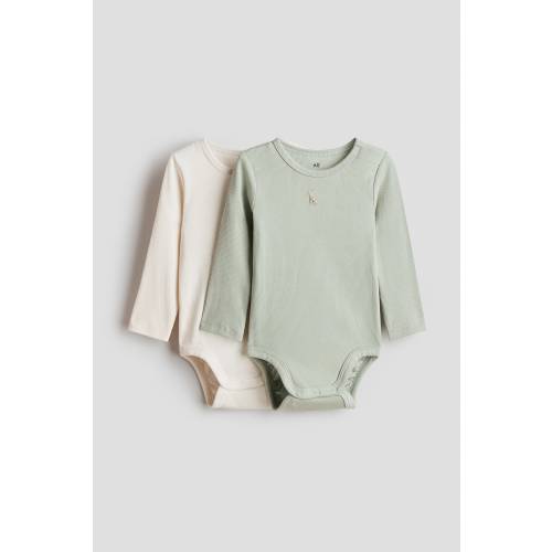 2-PACK COTTON BODYSUITS