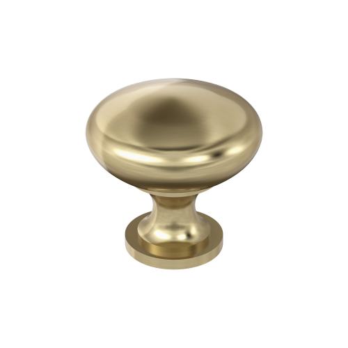 Amerock Edona 1/4-in Golden Champagne Round Traditional Cabinet Knob