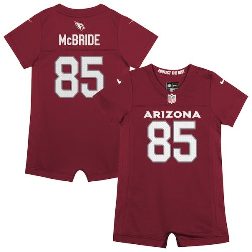 Newborn Arizona Cardinals Trey McBride Nike Cardinal Romper Game Jersey