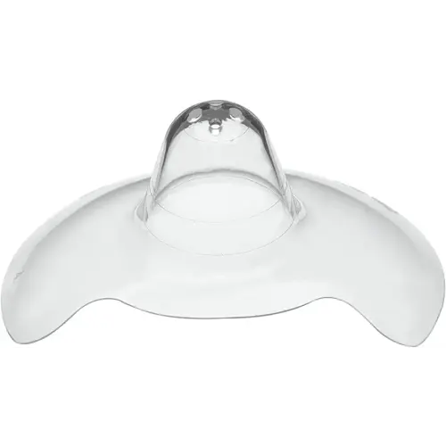 Medela Contact Nipple Shield for Breastfeeding, Large 24mm Nippleshield, for Latch Difficulties or Flat or Inverted Nipples, Made Without BPA