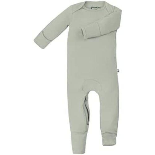 GUNAMUNA Unisex Baby, Toddler Ultra-Soft Convertible Pajama, Footie Romper Sleeper with Diaper Zipper for Easy Changing