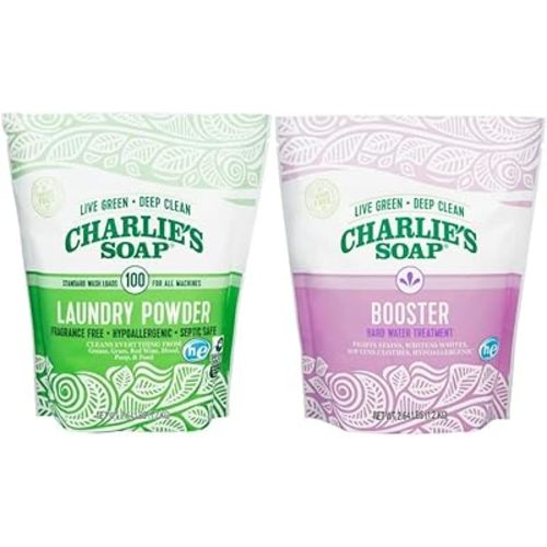 Charlie's Soap HE 100 Load Laundry Powder and Booster