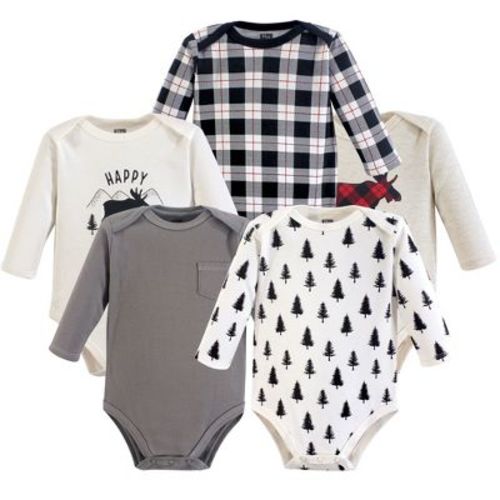 Luvable Friends Hudson Baby Long-Sleeve Bodysuits 5pk