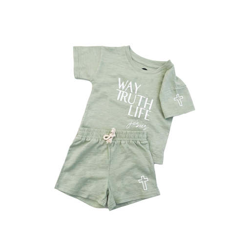 Way, Truth, Life Shorts & Tee Set – OUR HOUSE ABOVE