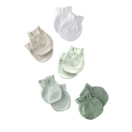 Butterblu MORGAN 5-Pack Baby Mittens Sage One Size