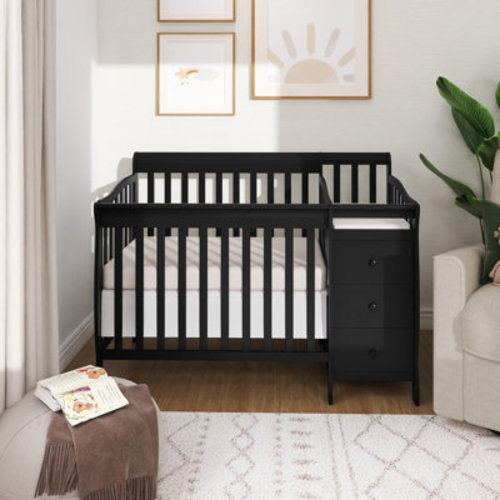 Jayden 4-in-1 Mini Convertible Crib and Changer | Wayfair