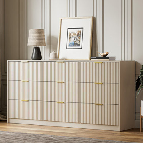 Mercer41 Aphan 9 - Drawer Dresser, 63" W & Reviews | Wayfair