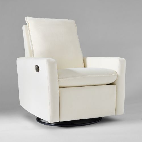Paxton Recliner Manual Alabaster Performance Velvet