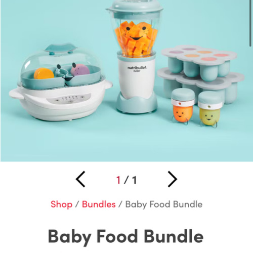 nutribullet Baby and nutribullet Baby Turbo Steamer Bundle
