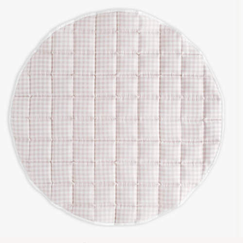 Picnic Gingham Play Mat - Pink