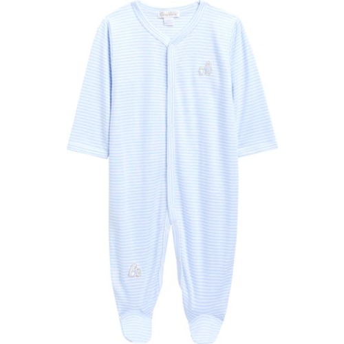 Print Pima Cotton Footie, 6-9M