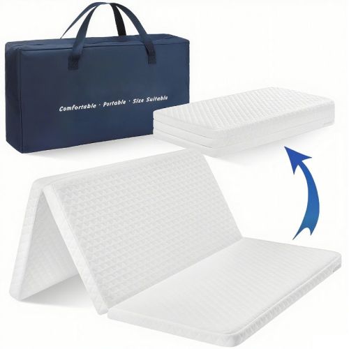 MYKKO Waterproof Pack and Play Mattress Pad , 38"x26" Universal Tri-Fold Foam Crib Mattress | Fits Graco, Baby Trend, Guava Family | Portable
