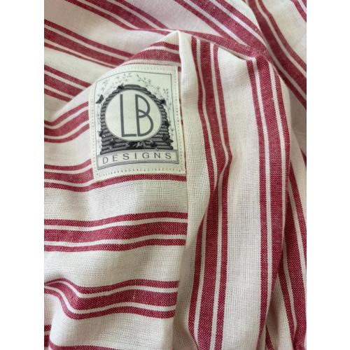 Red Cream Crib Sheet Red Stripe Crib Sheet