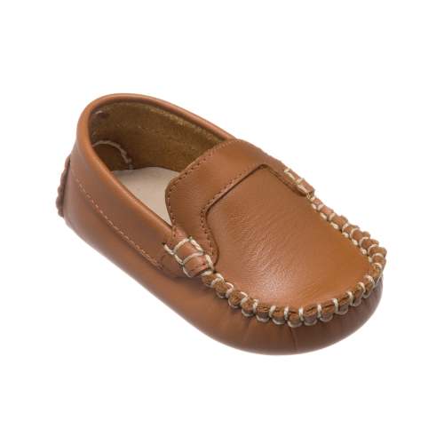 Elephantito Baby Moccasin - Natural Leather
