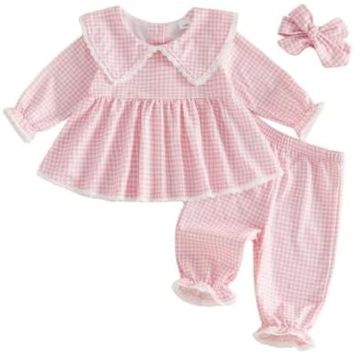 Toddler Baby Girl Clothes Little Girls Fall Outfits Winter 3pcs Pants Set