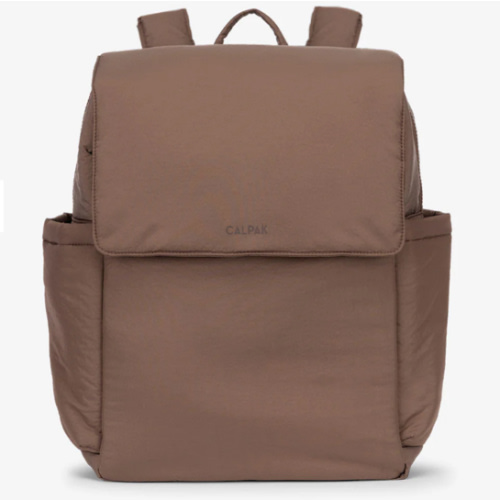 Diaper Backpack with Laptop Sleeve - HAZELNUT