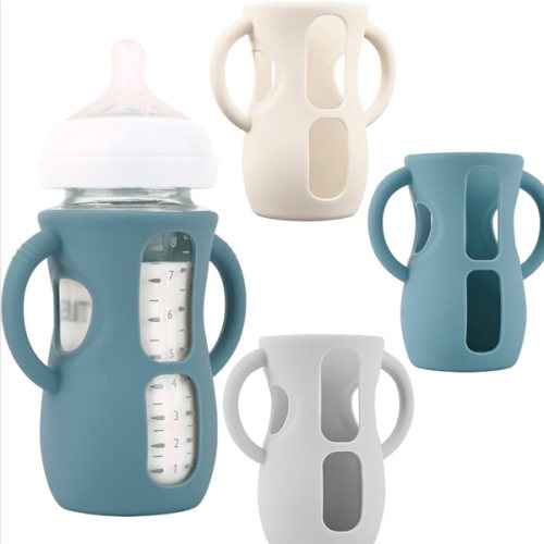 3 Pack Silicone Sleeves for Avent Natural Glass Baby Bottles 4 oz
