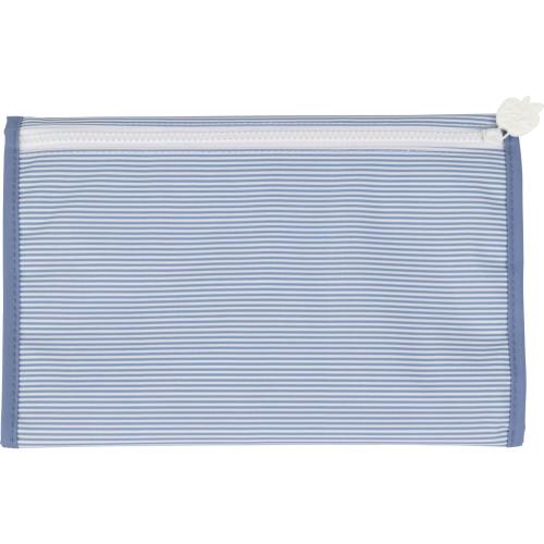 The Changing Pad in Navy Mini Stripe
