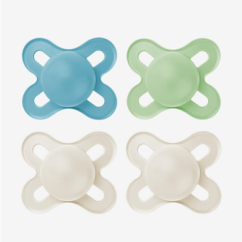 MAM Original Start Matte Baby Pacifiers 0-3 Months Newborns, BPA-Free Skin Soft Silicone Nipple, Developed with Medical Experts, Easy to Clean, 4 Count