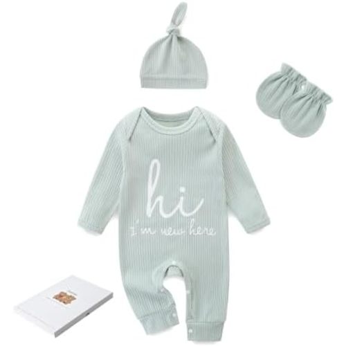 Hi I’m New Here Long Sleeve Cotton Outfit
