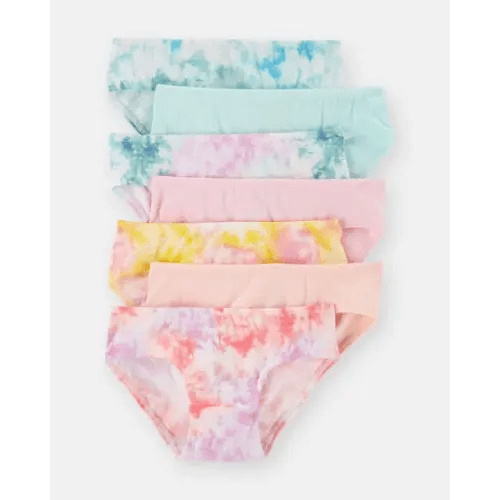 Toddler Girl 7-Pack Tie-Dye Hipster Underwear | Carter's
