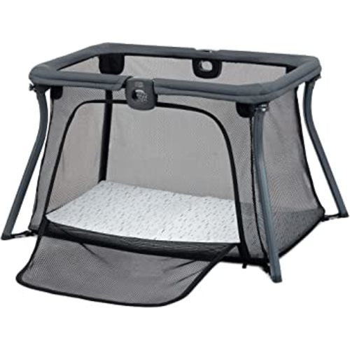 Chicco Alfa Lite Lightweight Travel Playard, Portable Playpen for Babies and Toddlers, Snap-Open/Compact Fold Design, 13 lbs., Baby Travel Essential | Midnight/Navy