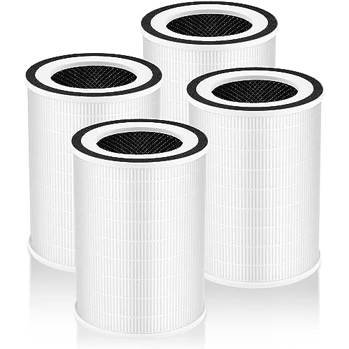 True KILO Filter, Compatible with Afloia KILO, KILOPLUS, KILO PRO, MIRO, MIRO PRO and MORENTO KILO, True 360° 3-Stage Filtration for Afloia KILO Filter Replacement, 4-Pack