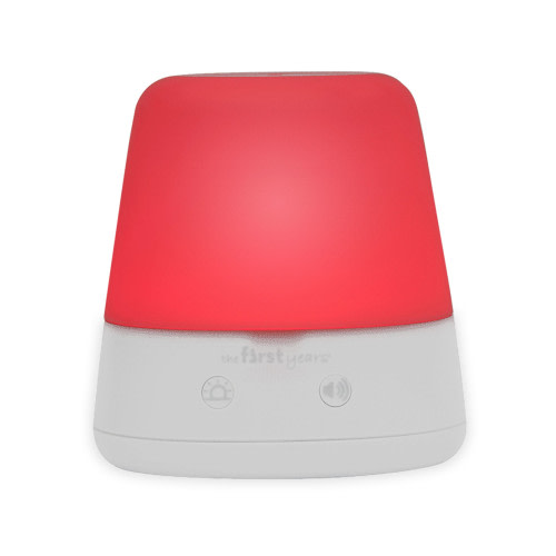 The First Years Sunset Baby Soother with DreamRed Technology - Nightlight and White Noise Soother