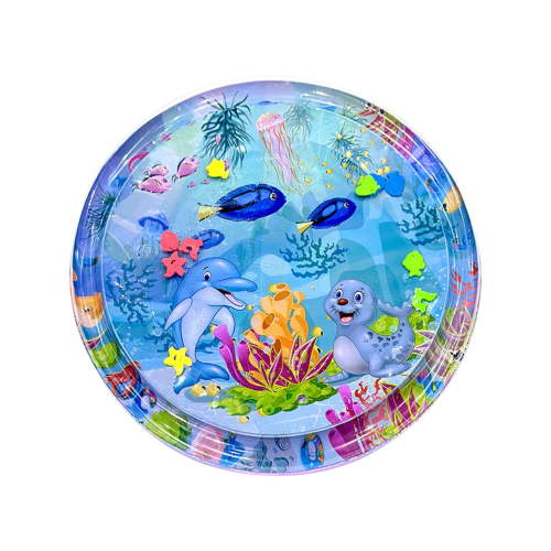 OYIGU Thickened Water Sensor Play Mat, Tummy Time Water Mat, Baby Tummy Time Play Mat, Tummy Time Toys for Babies 0-6 Months, Water Sensor Mat for Kids, Water Sensory Pad Water Play