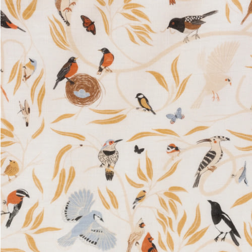 For the Birds Crib Sheet – Clementine Kids